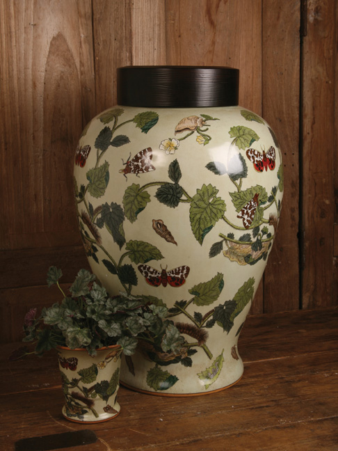 Metamorphosis Grand Porcelain Urn Jar